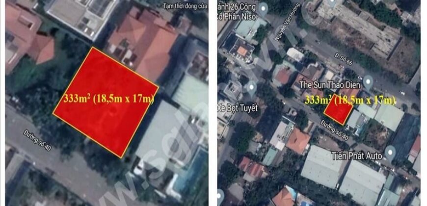 Bán đất Biệt thự Thảo Điền