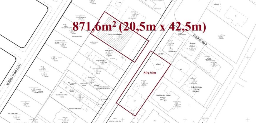 Bán biệt khu đường Trần Ngọc Diện