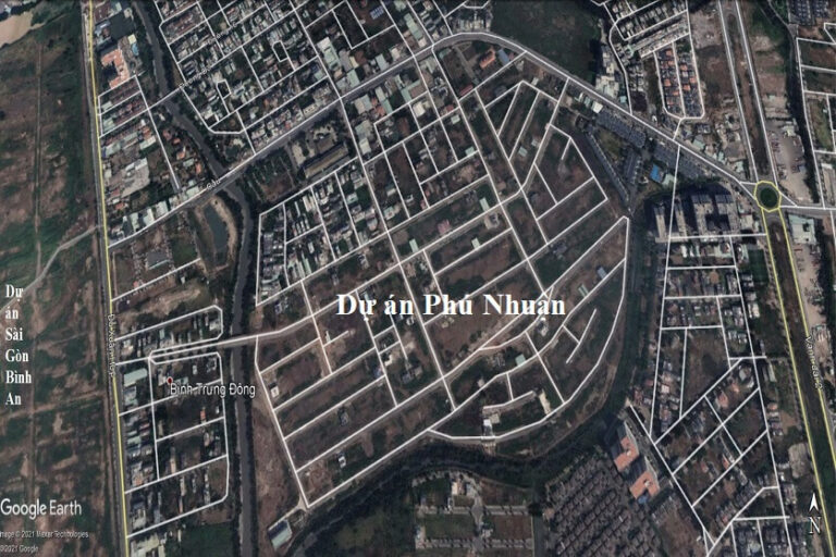 bản đồ vị trí dự án phú nhuận quận 9