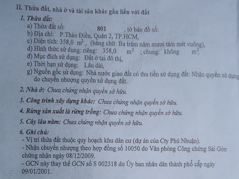 Đất Thảo Điền Quận 2 : giá bán các lô tháng 6 107 Đất Thảo Điền Quận 2 : giá bán các lô tháng 6 tại – Nhà Đất Sài Gòn | Biệt thự Thảo Điền Quận 2