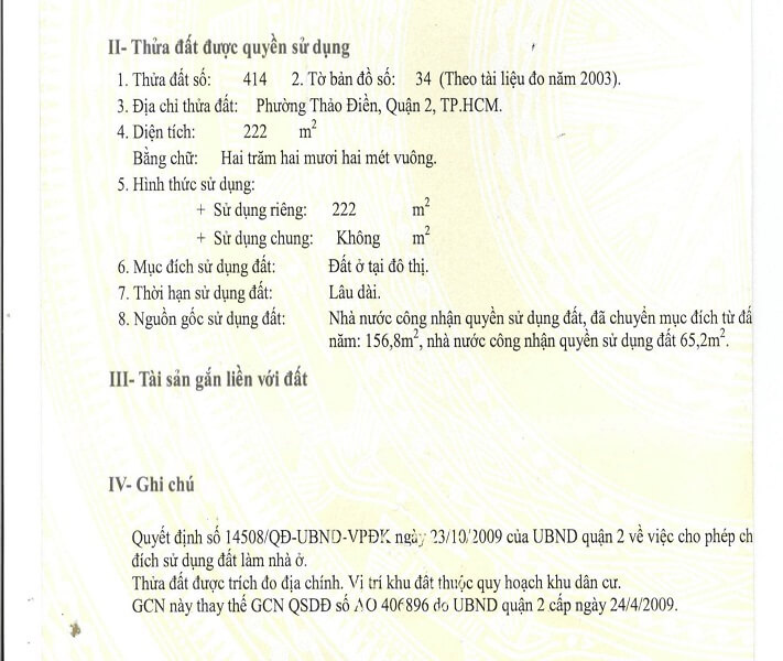 Đất Thảo Điền Quận 2 : giá bán các lô tháng 6 92 Đất Thảo Điền Quận 2 : giá bán các lô tháng 6 tại – Nhà Đất Sài Gòn | Biệt thự Thảo Điền Quận 2
