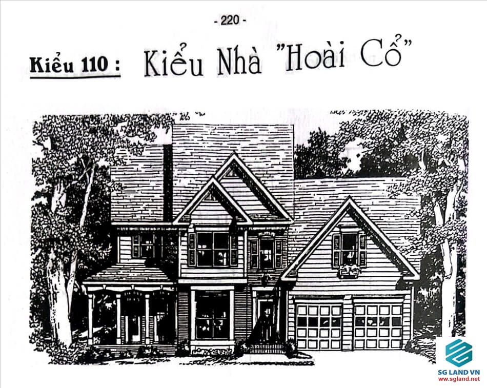 Nhà vườn kiểu Mỹ 352 Bản vẽ nhà Mỹ