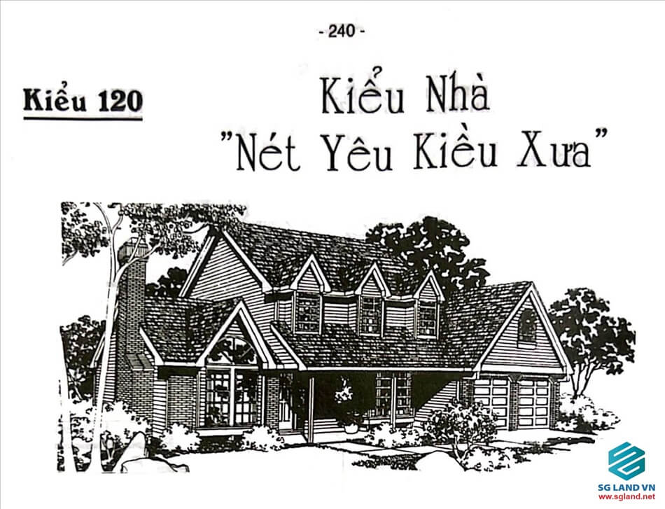 Biệt thự nhà vườn cấp 4 mái thái