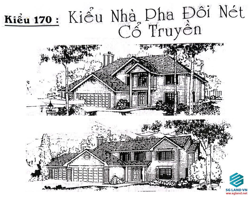 Biệt thự 2 tầng tân cổ điển kiểu Pháp