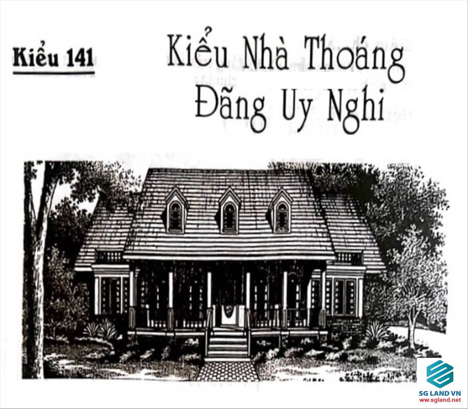 Biệt thự nhà vườn mái thái