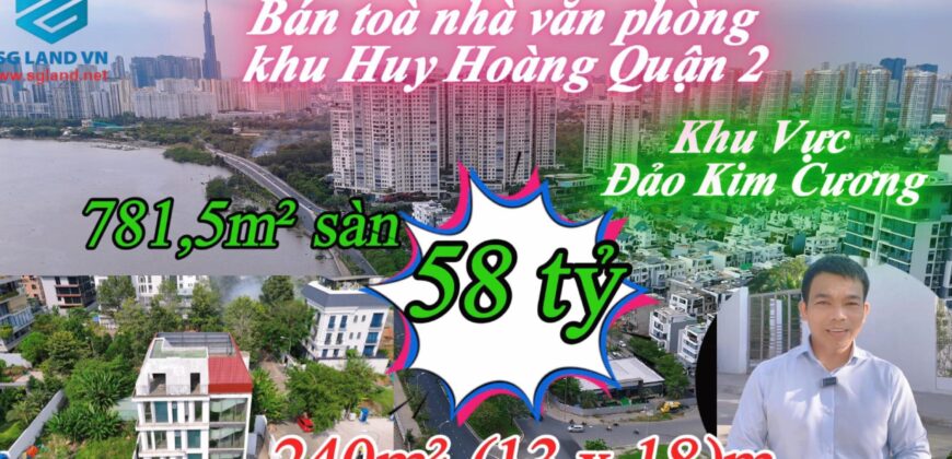 Bán Tòa Nhà Văn Phòng Tại TPHCM | gần sông Sài Gòn, giá 58 tỷ